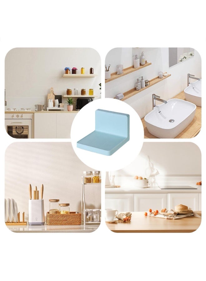 Mordely Small Shelf for Wall - Adhesive Wall Rack, No-Drill Wall Shelves | Small Shelf for Wall with Strong Adhesive, No Drilling Required, Multifunctional Wall Shelves for Kitchen, Bathroom, and Bedroom - Image 5